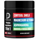 9in1 Cortisol 방패 - Rhodiola, Phosphatidylserine, 열정 꽃, L-Theanine, Apigenin, Licorice, Magnolia를 가진 마그네슘 글리세라이드 & Ashwagandha - 60 조사