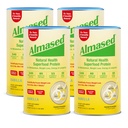 Almased 바닐라 식사 보충 Shake - 낮은 글리세라이드 높은 식물 기본적인 단백질 분말 영양 무게 건강 지원 보충교재 - 바닐라 풍미 - 17.6 oz (1.1 파운드 (4 팩)