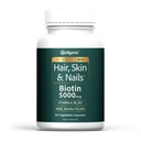 Wellgenix Purvana 최대 머리, 피부 & 못 비타민: 강화한 머리 성장을 위한 Biotin 5000mcg, 여자 & 남자를 위한 탈모 예방, 포스트 Partum & PCOS를 위한 이상, 90의 조사, 1의 팩
