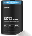 Creapure 크레아틴 Monohydrate 분말 – Unflavored, 5000mg, 100 서빙 – Boost 근육 성장, 힘, 성과 & 뇌 건강 – 비 GMO, 글루텐 자유로운, HPLC는, 증명된 NSF를 시험했습니다