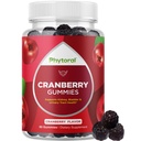 여성을위한 Phytoral Extra Strength Cranberry Gummies - Delicious Potent Supplement and Men Bladder Kidney Urinary Tract Health Support 매일 비타민 (30 인분)