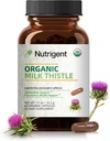 USDA 유기 우유 이틀 보충교재 25:1 추출물, 8750 mg 힘, Silymarin 보충교재 280 mg, 액체 유기 캡슐, 간 건강 & 해독 지원, 비 GMO, 60 조사