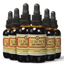 J.CROW'S® Lugol의 Iodine 2% 2 oz (6 병)의 해결책 – 우수한 Iodine & 칼륨 Iodide 액체, 글루텐 &의 알콜 자유로운 자연적인 소금물 추출물, Expiration 없음