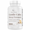 마그네슘, L-Theanine, Melatonin, GABA, 5-Htp | 수면 보조 | 비 GMO - 60 캡슐