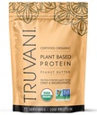 Truvani Vegan Pea Protein Powder | 땅콩 버터 | 20g 유기농 공장 기반 단백질 | 20 인분 | Keto | Gluten & Dairy Free | Low Carb | 추가 설탕 없음