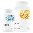 THORNE - Curcumin Phytosome Sustained Release (120 캡슐) & Memoractiv (60 캡슐) 번들 - 관절 건강, 근육 건강 및 건강한 노화 지원 - Dairy Free, Soy Free, Gluten Free