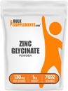 BulkSupplements.com 아연 글리세라이드 분말 - 아연 보충, 면역 지원을위한 광 보충 - 글루텐 무료, 서빙 당 130mg, 1kg (2.2 파운드) (팩 1)