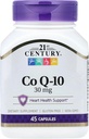 21 세기 Co Q10 30 mg 캡슐, 45 조사 (21341)