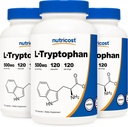 체지방 L-Tryptophan 500mg, 120 캡슐 (3 병)