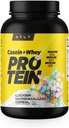 케이스 + HTLT에 의해 호이 단백질 | Whey & Casein Protein Shake Powder | 감속성 Whey & Casein Protein for Sustained Energy | 벌크 치료를위한 Casein Protein Powder, Luckier Marshmallow Cereal