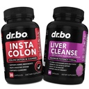 Colon Cleanser Detox & Liver Cleanse - 15 Day Colon Cleanse Pills & Liver Detox Support Supplement Milk Thistle Dandelion - Intestinal Stomach Bloating Gut Body Flush를위한 Bowel 운동 보충제