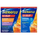 Theraflu Max Strength Daytime & Nighttime Flu 증상 완화 꿀 레몬 맛 분말 & Daytime Flu 증상 완화 꿀 레몬 분말, 6 Daytime + 6 Nighttime & 6 꿀 레몬 맛 분말 패킷