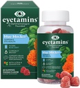 Eyetamins Blue Blocker® Eye Health - 60 Lutein Gummies - 안과 의사 개발 - 지원 비전, 필터 블루 라이트 및 도움 눈 스트레인 - 수면, 초점 눈 촉촉 촉진 - Vegan & Non-GMO 공식