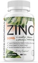 아연 50mg, (60의 정제), 과민한 Stomach를 위해 특별히 공식화해, 면역 지원, 피부 & 머리, Vegan 아연 보충교재, 미국에서 만들어지는 비 GMO