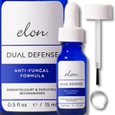 Elon Dual Defense Anti-Fungal Formula | 25 % Undecylenic Acid | 치료 및 Eliminate Nail Fungus | 피부과 및 Podiatrist 권장