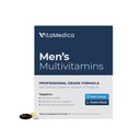 VitaMedica Men’s Multivitamin with Prostate Health Support | 비타민, 미네랄, 오메가3s 및 톱 팔로토 | 30 Easy Daily Packs의 상자 | 자연 에너지와 수면 지원 | 근육, 관절 건강
