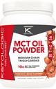 Ketologic MCT 기름 분말 Hazelnut 크림 (1 LB) - Keto Coffee Creamer & Energy Support - 초점 및 연료를 위한 중간 사슬 Triglycerides의 41 서빙