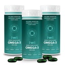 Iwi Omega-3, 90 Softgels (90 서빙), Vegan Plant-Based Algae Omega 3 with EPA + DHA, 전체 바디 지원 Dietary Supplement, Krill & Fish Oil Alternative, No Fishy Aftertaste