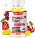 마그네슘 글리세라이드 Gummies 500 Mg,Sugar 무료 마그네슘 보충 트리플 마그네슘 복합 단지 Malate 400 Mg, Citrate 400 Mg Ashwagandha 100 성인을위한 Mg 마그네슘 보충 - 60 Gummies
