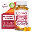 여성용 루브라실 남성용 구미 - 핫 플래시, 나이트 스웨터, 무드 스윙 및 Hormonal Balance에 대한 Menopausal 보조 식품 - 블랙 코호쉬 & Ashwagandha - 60 구미 (팩 1)