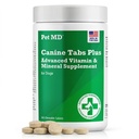 애완 동물 MD - Canine Tabs Plus 365 Count - 개를위한 고급 Multivitamins - 자연의 일일 비타민과 미네랄 영양 보충 - 간장 향이 좋은 정제