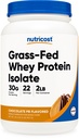 Nutricost Grass-Fed Whey Protein Isolate (Chocolate Peanut Butter) 2LBS - 비 GMO, 글루텐 무료, 자연 풍미