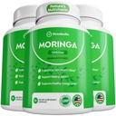 Rosabella Moringa 캡슐 - 순수한 Moringa 분말, 에너지, 피부, 면역 & Gut 건강 Superfood, 항 산화제, 필수 비타민 및 아미노산, 자연적인 녹색 Superfood 보충교재 - 180 조사에서 부유한