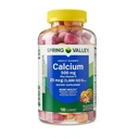봄 밸리 칼슘 500 mg 플러스 비타민 D 25 mcg 뼈 건강 규정식 보충교재 Gummies, 100 조사 + DRI 상점 스티커.