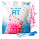 FITTEAM 적합 스틱 유기 에너지 및 웰빙 음료 - 유기 에너지 음료 혼합 - 정신 초점, 에너지 및 대사 부스트 - 무드 지원 및 산화 방지제 - 30 개별적으로 포장 스틱 팩