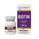 우수한 근원 Biotin 1000 mcg. 혀의 밑에 빠른 용해 MicroLingual 정제, 100개의 조사, 지원 건강한 머리, 피부, 및 못 성장, 도움 지원 에너지 대사, 비 GMO