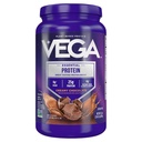 Vega Original Essential Protein - 25g Plant 기반 단백질, 크림 초콜릿, 20 서빙, Vegan Non-GMO 음료 혼합, 스무디 & Shake 준비, 글루텐 무료, 낙농 무료, 32.5oz (포장 월병)