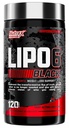 Nutrex Lipo-6 검정 최대 힘 뚱뚱한 가열기 - 빠른 행동 에너지, 체중 감소 다이어트 알약 - 식욕 억제제, Metabolism 승압기 - 120 캡슐