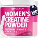 여성용 크레아틴 - 여성용 공식화 - 3g Micronized Creatine Monohydrate Per 서빙 당 에너지, 린 근육 질량 및 정신 Clarity - Unflavored, Vegan, Non-GMO, 100 서빙