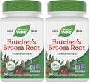 자연의 방법 Butcher의 방 뿌리, 전통 다리 Vein Support*, 100 Vegan 캡슐 (팩 2)