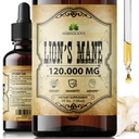 Lion 's Mane Extract 4 fl oz Liquid - 뇌, 기억, 정신적 명확성 및 초점을위한 천연 버섯 보충 Tincture - 면역력 - 90 일 공급