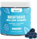 Lungs - Lung Detox Gummies를위한 Mullein Gummies - 매일 호흡기 건강 지원 - 알레르기, Sinus 및 Mucus Relief - Lungs를위한 Mullein 잎 추출물