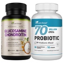 자연의 기초 글루코사민 Chondroitin + Probiotics 70 억 CFU