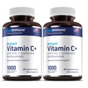 L-Lysine 500mg의 아연 Gluconate 12mg의 Bioflavonoids 300mg를 가진 비타민 C 1000mg 복합물. 의사는 건강한 면역 체계 지원을 위한 마그네슘 스테아르산염 자유로운 보충교재를 공식화했습니다. 2개의 병. (2)