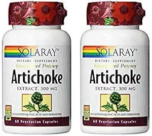 Solaray Artichoke 잎 추출물, 300mg, 60 조사 (2 팩)