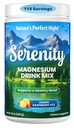 자연의 완벽한 밤 | Serenity Magnesium Drink Mix Powder | Anti-Stress | Gluten Free | Vegan | Non-GMO | Sugar-Free | Relaxation, Sleep, Heart, Bone, Nerve Health | 15 oz