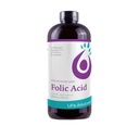 생활 솔루션 액체 엽산 보충 – 800 mcg 비타민 B9 서빙 – 베리 맛, 8 fl oz – 빠른 흡수, Prenatal, 심장 & 두뇌 지원