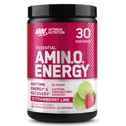 최적 영양 아미노산 에너지 - 녹차, BCAA, 아미노산, Keto 친절한, 녹색 커피 추출물, 에너지 분말을 가진 전 운동 - Strawberry Lime, 30의 서빙 (포장 May Vary)