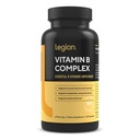 LEGION Vitamin B-Complex (120 캡슐) - 콜린과 Inositol과 비타민 B 복합체는 Mood & Liver 기능을 지원합니다 - Vegan B Complex 비타민 지원 에너지 대사 및 근육 기능