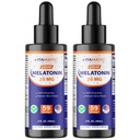 Vitamatic 2-Pack Melatonin 20mg 액체 드롭 - 2 fl oz (59 ml) 각 - 천연 베리 맛 - 비 GMO, 성인을위한 채식 보충교재