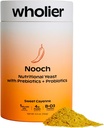 Gut 건강을위한 Prebiotics & Probiotics와 영양 효모 조각. Methylcobalamin 비타민 B12 & 비타민 D3. Vegan Cheesy 조미료. (5.3 oz.) (BBQ 풍미)