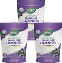 Nature's Way Sambucus Immune Lozenges, 아연 + 비타민 C, 블랙 엘더베리 추출물, USDA 인증 유기, 오리지널 베리 맛, 24 Lozenges (패키지 May Vary) - 3 팩
