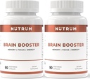 뇌 부스터 보충 - 뇌 힘 Nootropic 보충교재 - 초점, 기억, Clarity, 에너지 & 더 나은 농도를 위한 뇌 알약 알파 GPC, L Theanine, Rhodiola, Ginseng, Guarana (포장 2)