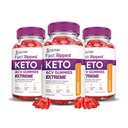 Justified Laboratories (3 팩 빠른 Ripped Keto ACV Gummies 극단적 인 2000MG 빠른 Ripped Keto Gummies Apple Cider Vinegar Pomegranate Beet 주스 분말 B12 Vegan 비 GMO 180 거미