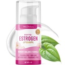 여성을위한 Phyto 에스트로겐 크림 Wild Yam | 플랜트 기반 핫 플래시, Menopause & Menstrual Cycle Support | Black Cohosh, Dong Quai, Red Clover | 96 Topical 서빙 | 4oz Pump | Vegan, Paraben-Free