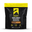 Ascent 100 % Whey Protein Powder - 포스트 운동 Whey Protein Isolate, Zero 인공 향 및 감미료, 글루텐 무료, 5.5g BCAA, 2.6g Leucine, 필수 아미노산, 초콜릿 땅콩 버터 4 파운드